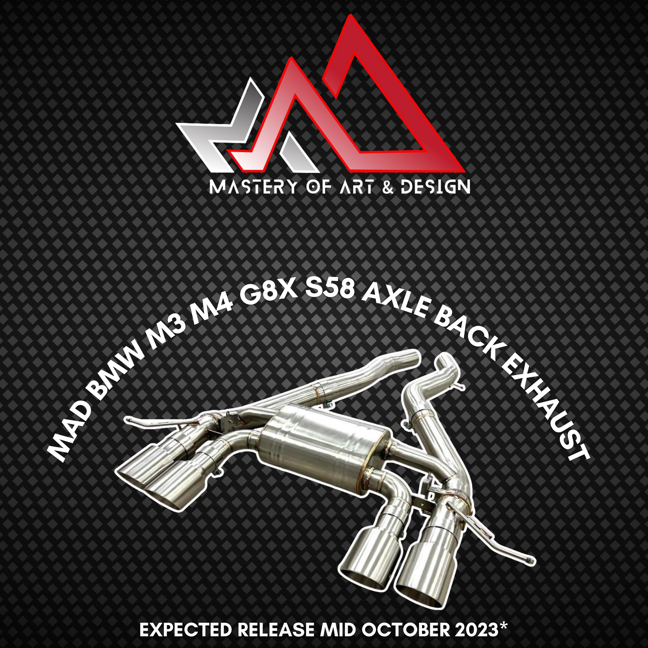 BMW S58 Axle Back Exhaust - Mastery of Art & Design MAD-5069 | ZNM Performance